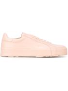 Jil Sander Classic Lace-up Sneakers, Women's, Size: 39, Pink/purple, Leather/rubber