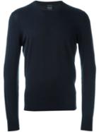 Ps Paul Smith Crew Neck Jumper, Men's, Size: S, Blue, Cotton