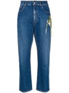 Sonia Rykiel Cropped Boyfriend Jeans - Blue