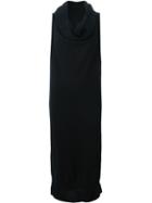 Mm6 Maison Margiela Draped Collar Tube Knit Dress