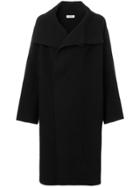 Plantation Oversized Wrap Coat - Black