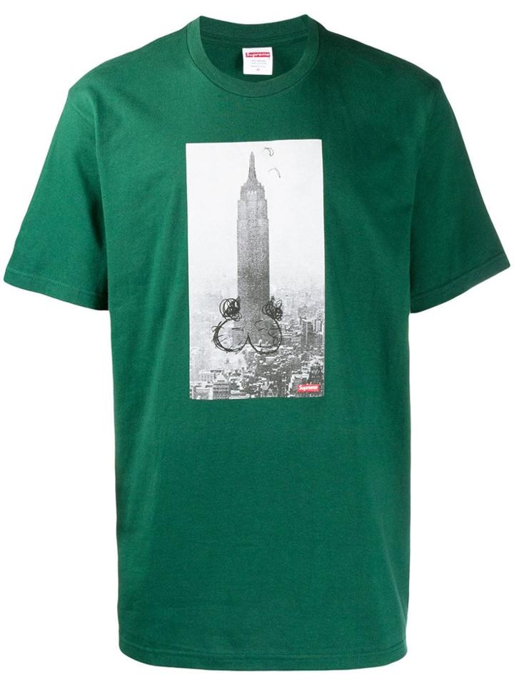 Supreme Mike Kelley Empire State Building T-shirt - Green