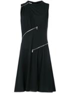 Moschino Zip Detail T-shirt Dress - Black