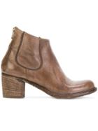 Officine Creative Brushed Ankle Boots - Brown