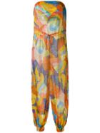 Missoni - Printed Strapless Jumpsuit - Women - Polyester/viscose - 38, Polyester/viscose