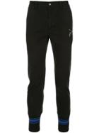 Roarguns Elasticated Cuff Slim Fit Jeans - Black