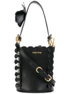 Miu Miu Detachable Strap Shoulder Bag, Women's, Black, Calf Leather