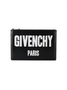 Givenchy Logo Printed Pouch - Black