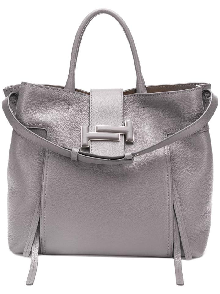 Tod's Double T Tote - Grey
