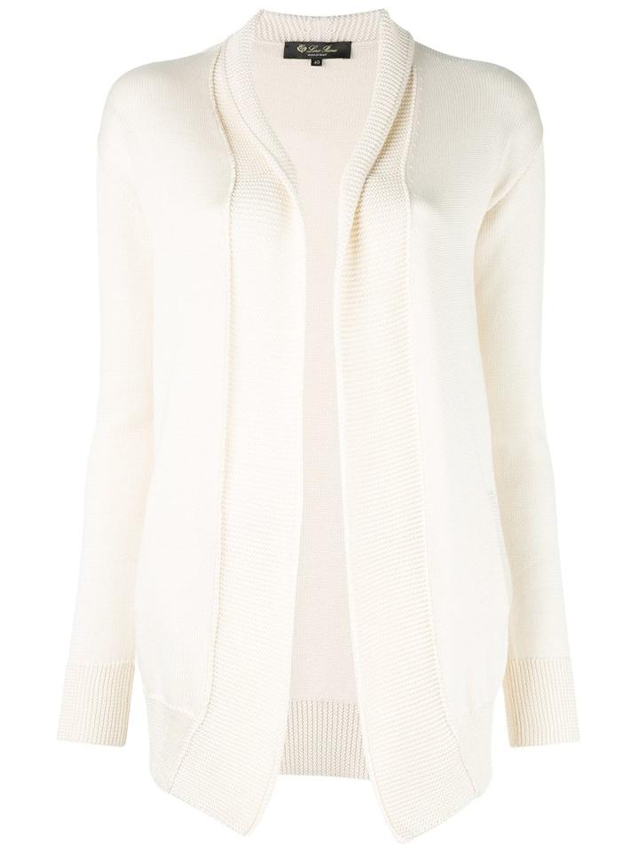 Loro Piana Santiago Cardigan, Women's, Size: 44, Nude/neutrals, Silk/cotton