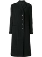 Brunello Cucinelli - Asymmetric Front Coat - Women - Cashmere - 46, Black, Cashmere