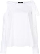 Steffen Schraut Cold Shoulder Shirt - White