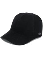 Ermenegildo Zegna Logo Plaque Baseball Cap - Black