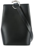 Cartier Vintage Logo Bucket Bag - Black