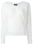 Armani Jeans Embroidered Aj Jumper - White