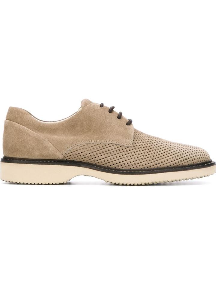 Hogan Perforated Lace-up Shoes