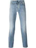 Fendi - Regular Stone Washed Jeans - Men - Cotton/spandex/elastane - 33, Blue, Cotton/spandex/elastane