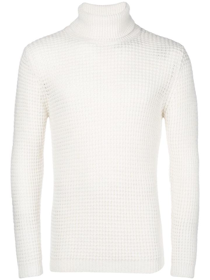 Cenere Gb Roll Neck Jumper - White