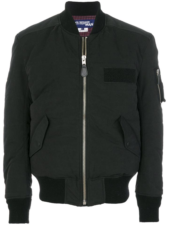Junya Watanabe Comme Des Garçons Man Padded Bomber Jacket - Black