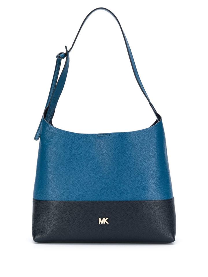 Michael Michael Kors Two-tone Shoulder Bag - Blue
