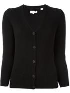 Chinti And Parker V-neck Cardigan, Women's, Size: Xl, Black, Cashmere