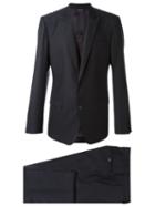 Dolce & Gabbana Two Piece Suit, Men's, Size: 52, Blue, Silk/cupro/viscose/virgin Wool
