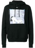 Off-white Architecture Plan Print Hoodie - Black