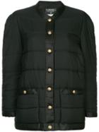 Chanel Pre-owned Collarless Padded Jacket - Black