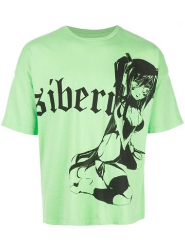 Siberia Hills Siberia Hills Dark Queen T-shirt Neon Green