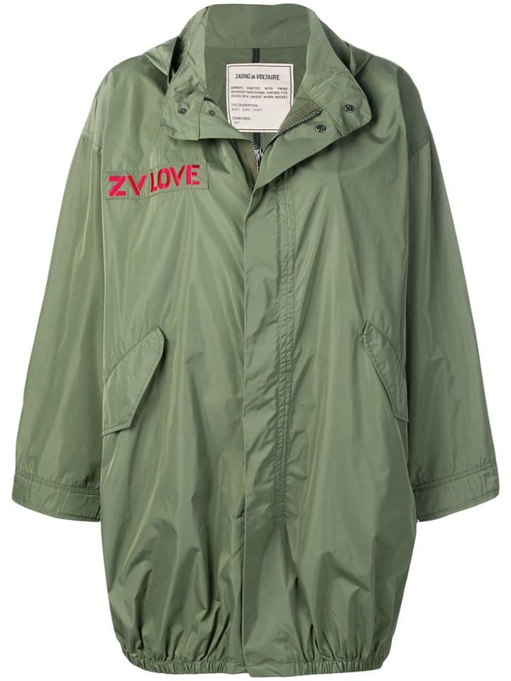 Zadig & Voltaire Kiko Parka Coat - Green