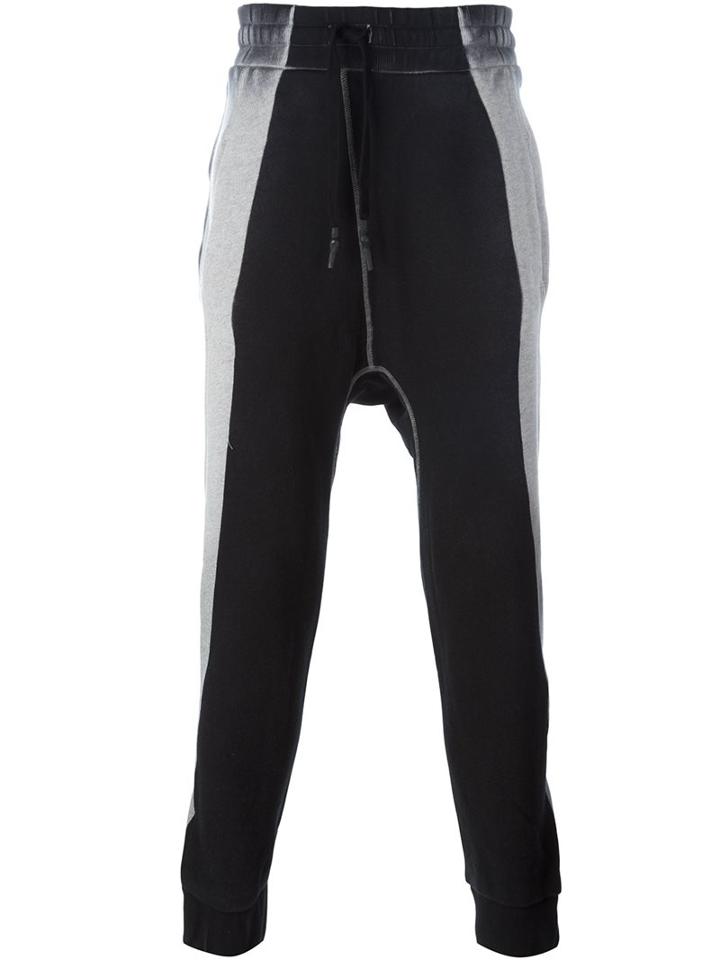 11 By Boris Bidjan Saberi Two-tone Sweatpants