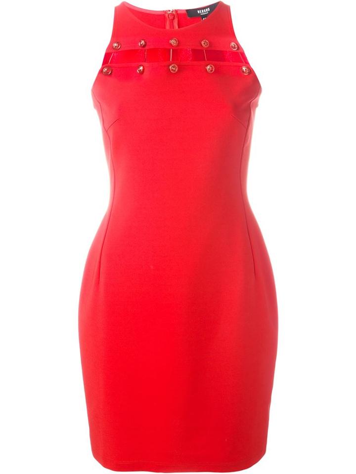 Versus Logo Pin Mini Dress