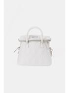 Maison Margiela - Quilted Shoulder Bag - Women - Lamb Skin/polyester - One Size, White, Lamb Skin/polyester