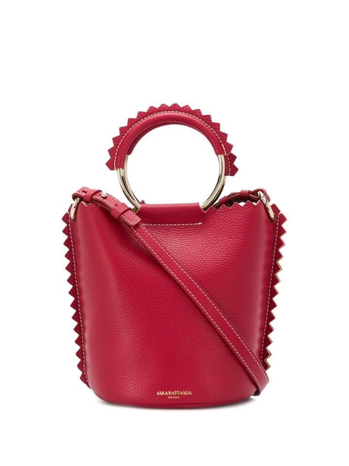 Sara Battaglia Amaranto Buck Bag - Red