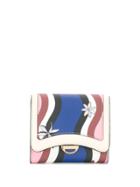 Emilio Pucci Abstract Print Wallet - Blue