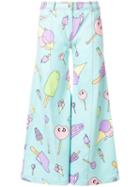 Christian Dior Pre-owned Ice Cream Flared Trousers - Blue