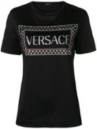 Versace Beaded Logo T-shirt - Black