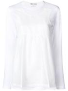 Comme Des Garçons Comme Des Garçons Longsleeved Hybrid T-shirt - White