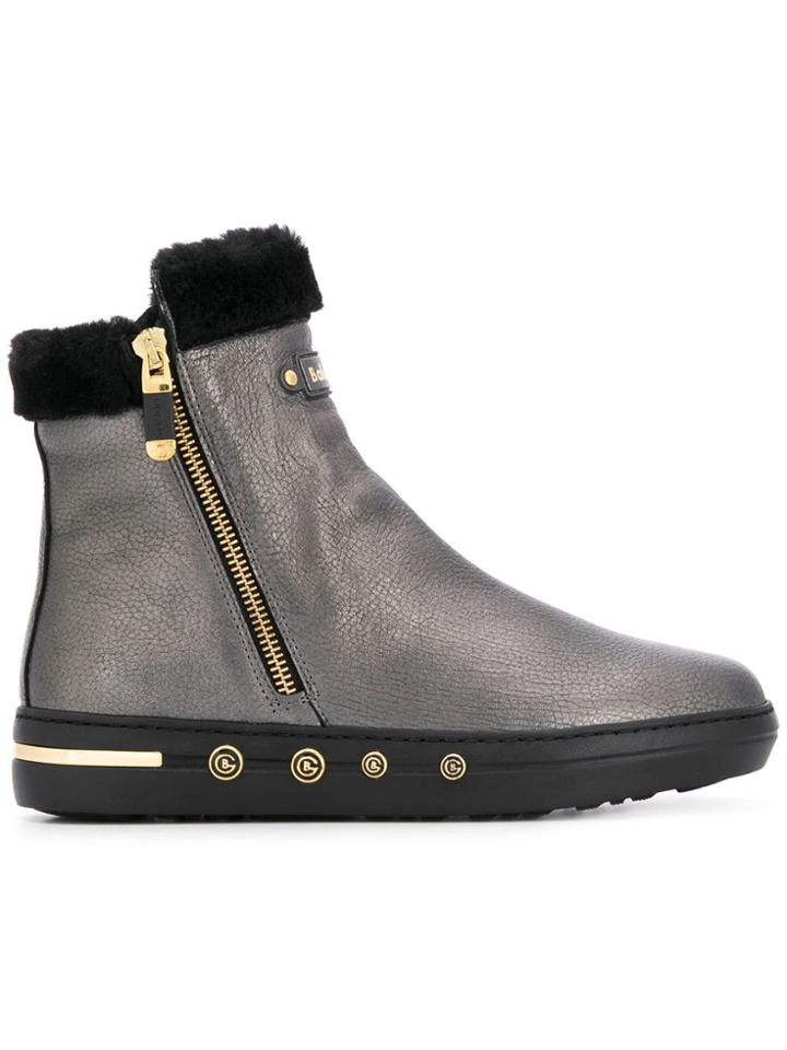 Baldinini Shearling Ankle Boots - Grey