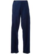 Christopher Esber 'bias' Trousers, Women's, Size: 10, Blue, Linen/flax/viscose