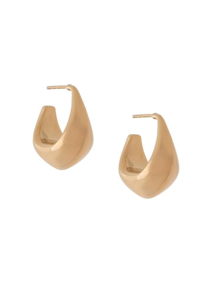 Lemaire Hoop Drop Earrings - Gold