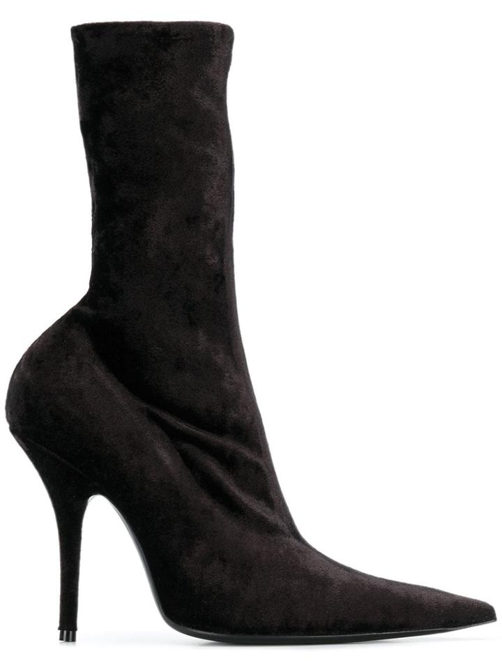 Balenciaga Stiv. To Tess. S.cuoi Velours S - Black