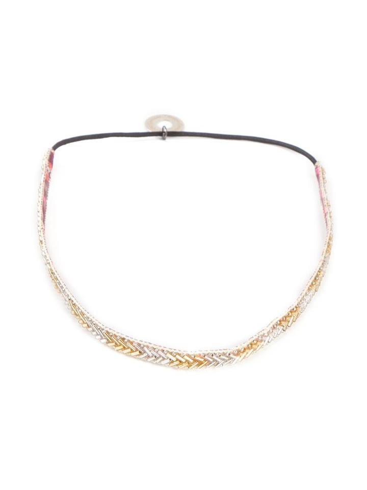 Serpui - Embellished Headband - Women - Leather - One Size, Women's, Grey, Leather