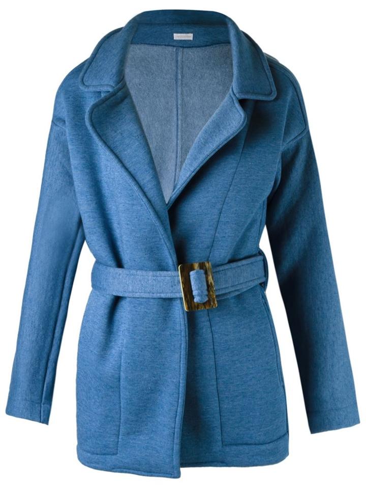 Lygia & Nanny - Belted Trench Coat - Women - Polyamide - 40, Blue, Polyamide