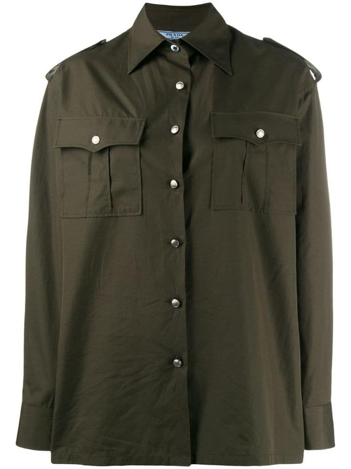 Prada Classic Pocket Shirt - Green