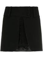 Andrea Bogosian Buttoned Skirt - Black