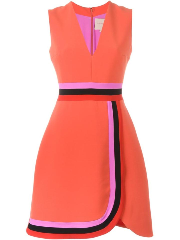 Roksanda Contrast Trim Sleeveless Dress