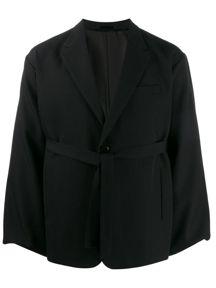 Fumito Ganryu Oversized Kimono Blazer - Black