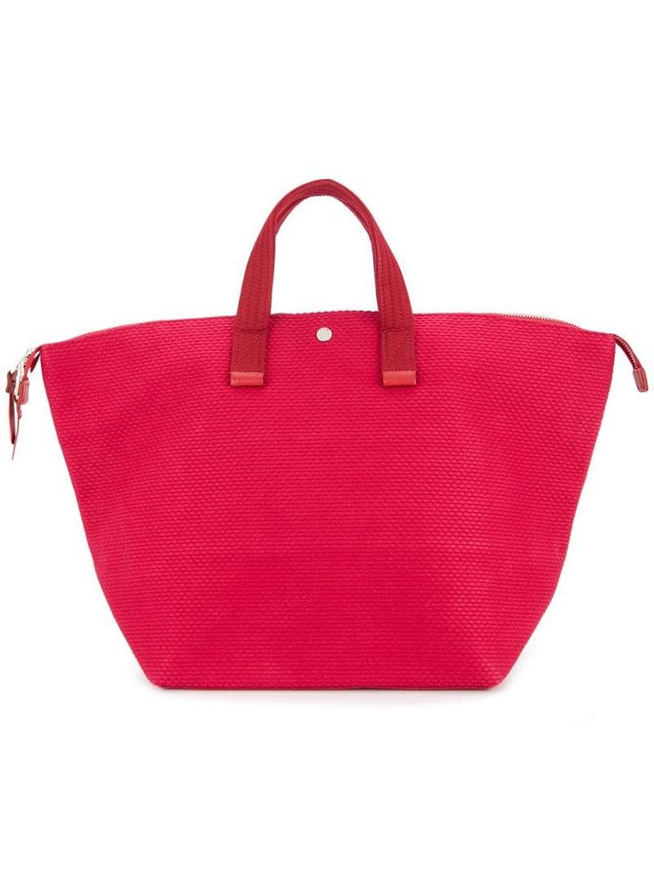 Cabas Medium Bowler Bag - Red