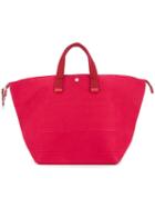 Cabas Medium Bowler Bag - Red